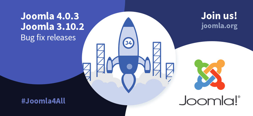 Joomla 4.0.3 και 3.10.2